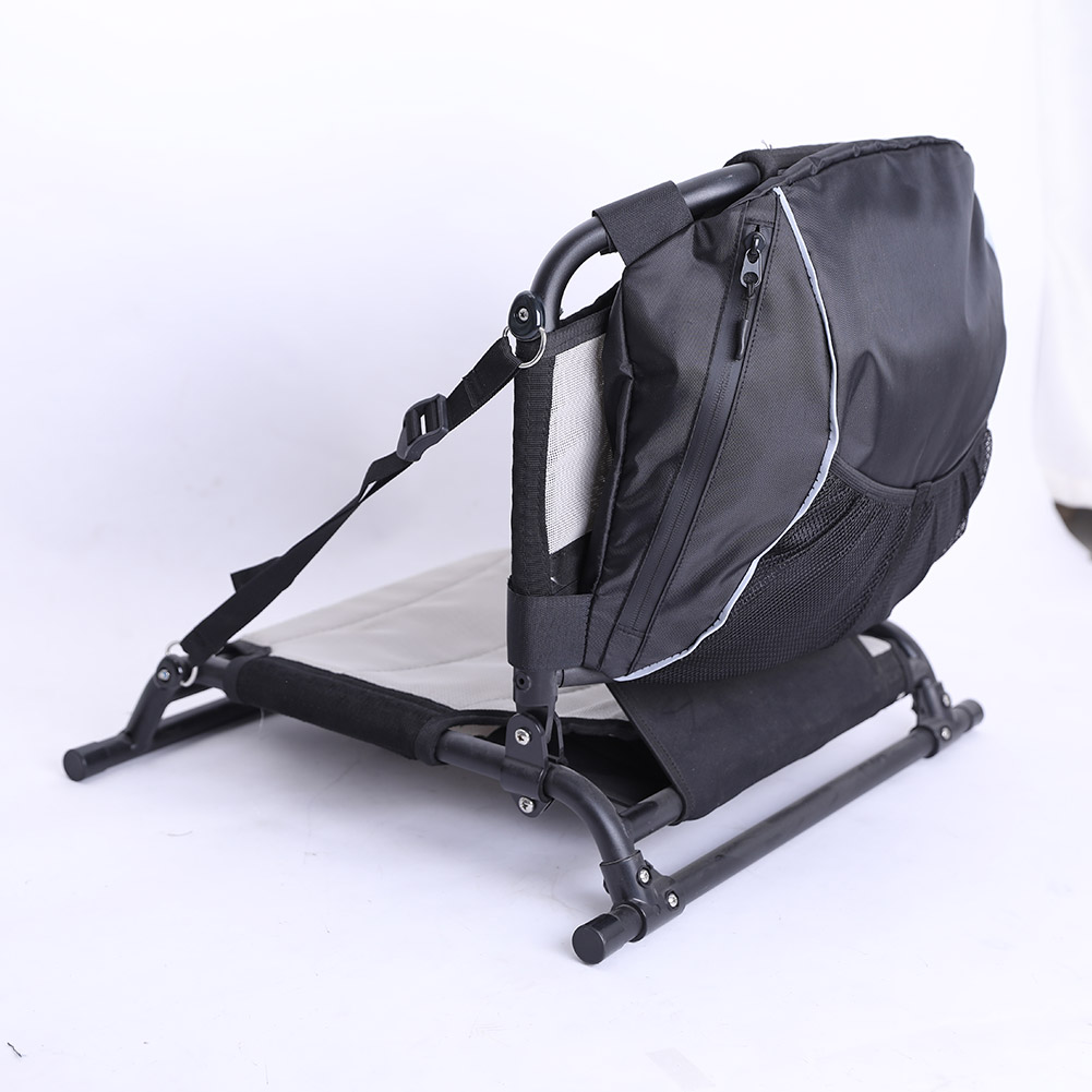 Fishing Kayak Crate - 椅子バックパックカヤックオーガナイザー 600D メッシュカヤックチェアスタンドアップパドルボードオーガナイザー 14x42x45cm 防水ボートパドルボード用