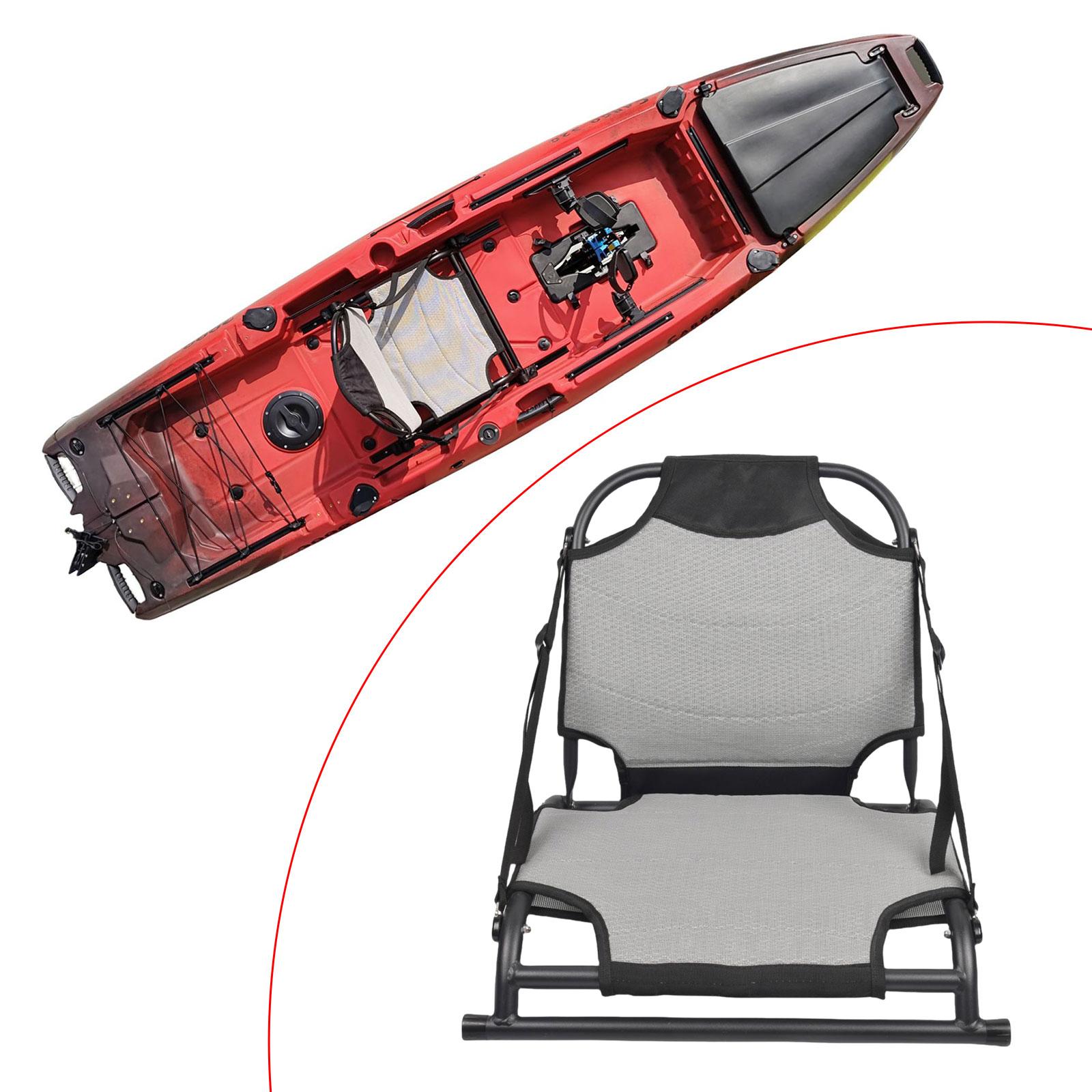 カヤックシート 調節可能な背もたれ スタンドアップパドルボー - Fishing Kayak Crate のレビューと価格