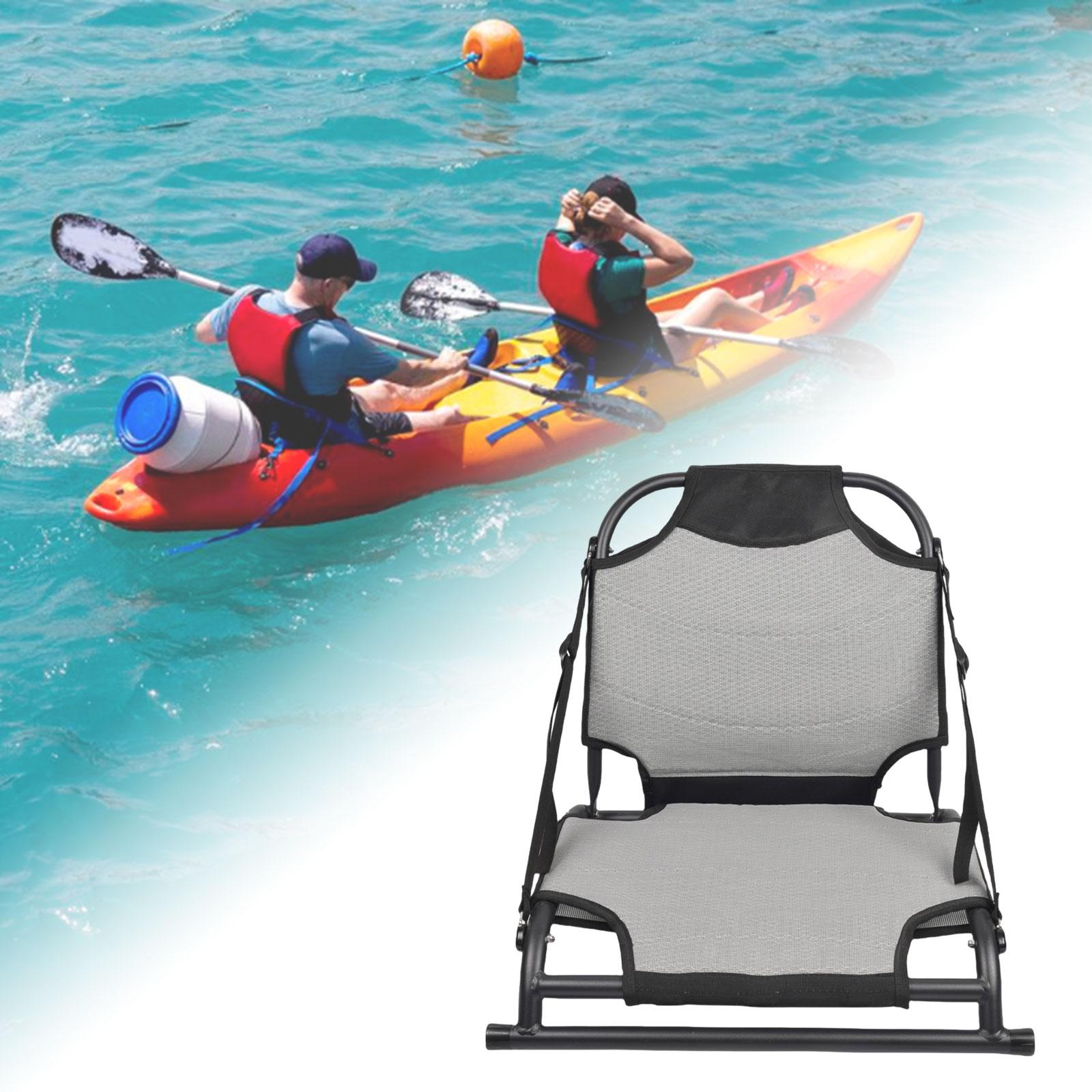 カヤックシート 調節可能な背もたれ スタンドアップパドルボー - Fishing Kayak Crate のレビューと価格