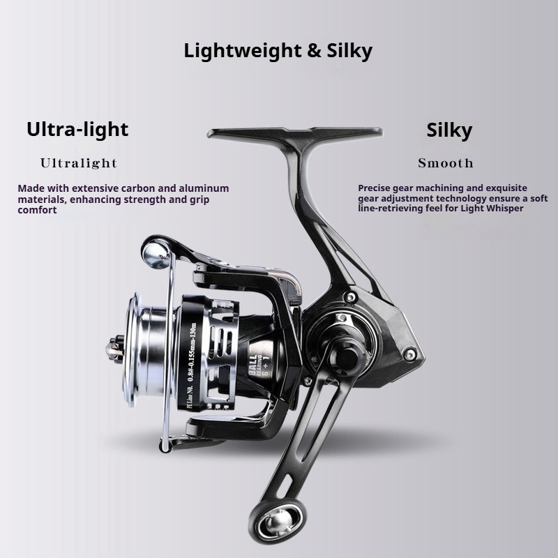 Xiongwang ルアーウィスパースピニングリール カーボ - Abu Garcia Reel Revo のレビューと価格