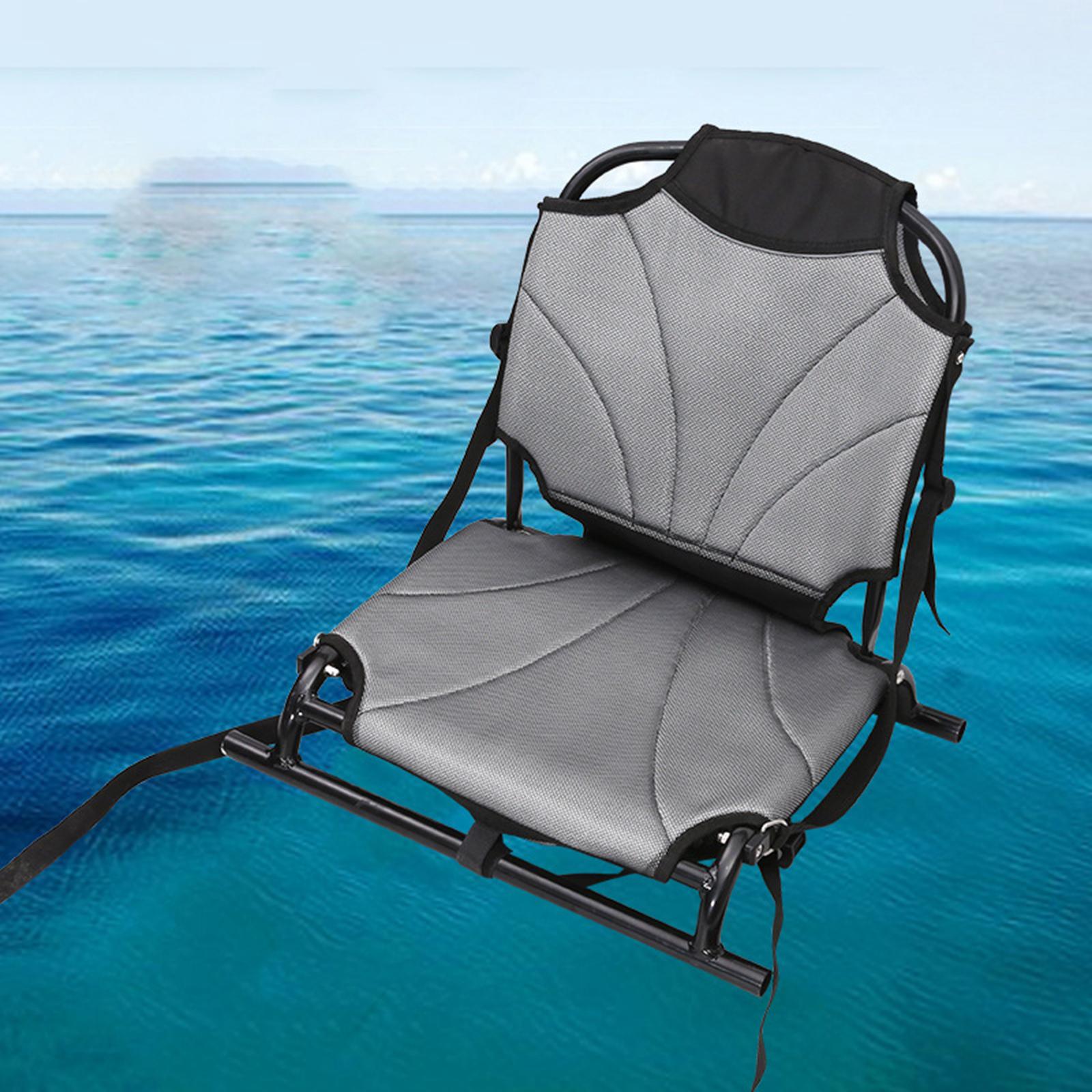 バックサポート付きのポータブルで折りたたみ可能なカヤックシー - Fishing Kayak Crate のレビューと価格