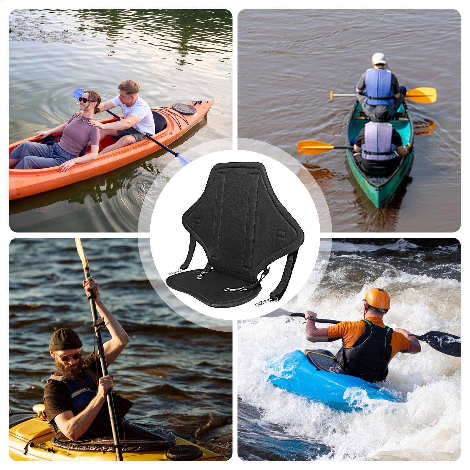 カヤックシートクッション 収納バッグ付き パッド入り 調節可 - Fishing Kayak Crate のレビューと価格