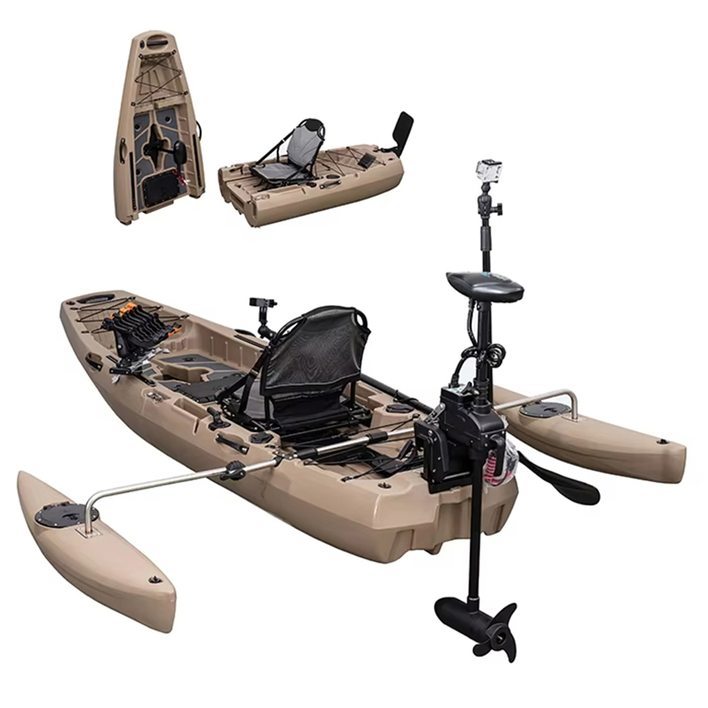 モジュール式カヤック、エンジン付きフィッシングボートカヌー、 - Fishing Kayak Seat のレビューと価格