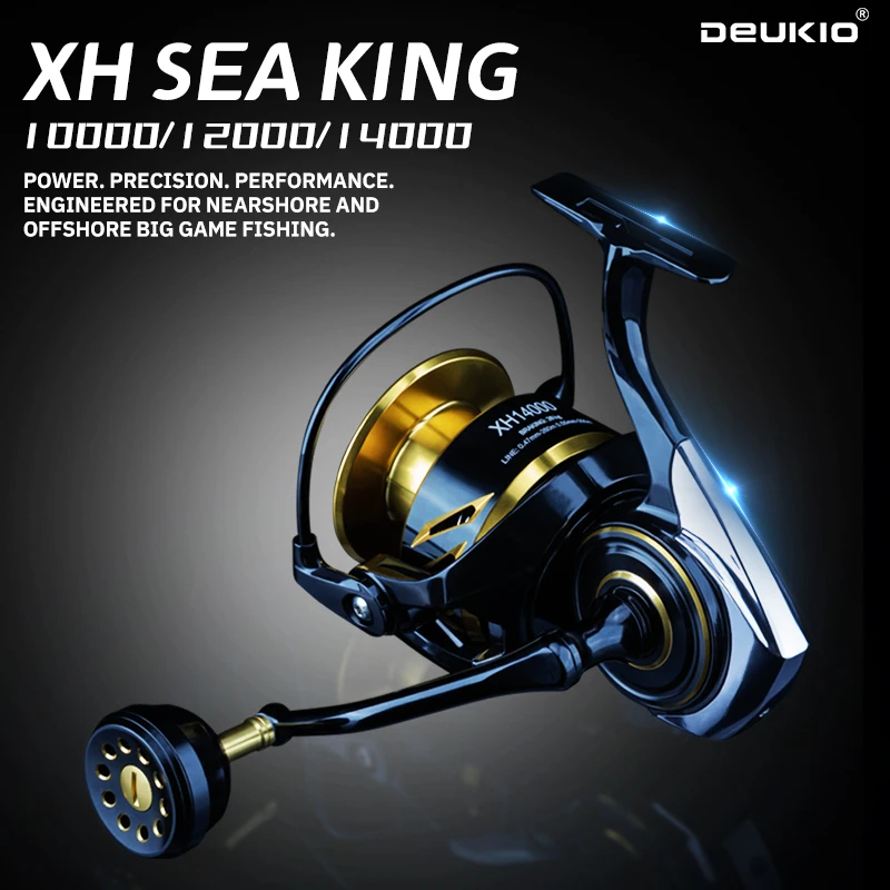DEUKIO ロングキャストスピニングリール 10000-1 - Abu Garcia Reel Max のレビューと価格